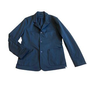 Ministry of Supply Kinetic Chore Blazer Navy Button-Down Stretch Medium Men's